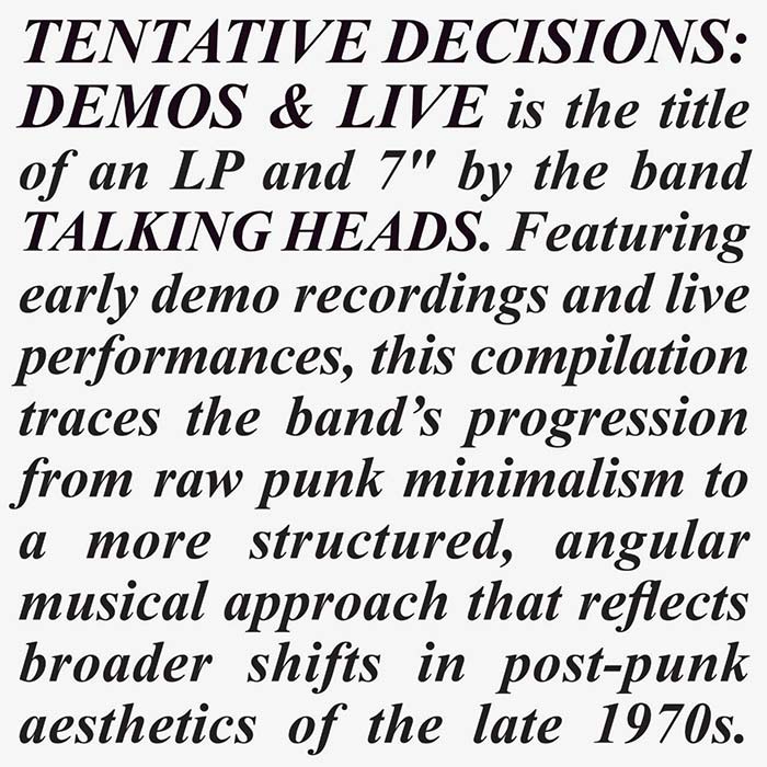lp-talking-heads-tentative-decisions-demos-live-ploca-vinil-vinyl-limited-603497809530
